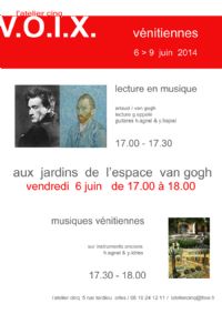 V.O.I.X.  Vénitiennes. Du 6 au 9 juin 2014 à Arles. Bouches-du-Rhone. 